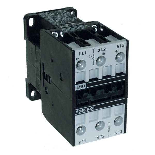 Contactor 3 Pole Open 18.5kW 40A AC3, 110V AC Coil Overload = MCOR-2-…