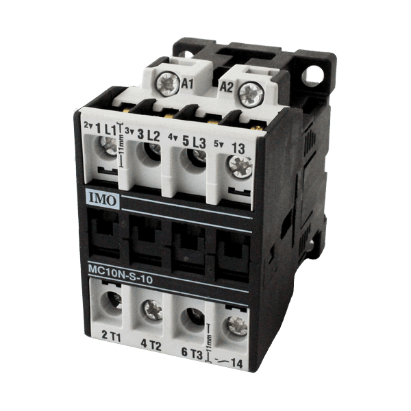Contactor 3 Pole Open 7.5kW 18A AC3 1, Normally Open Auxiliary 