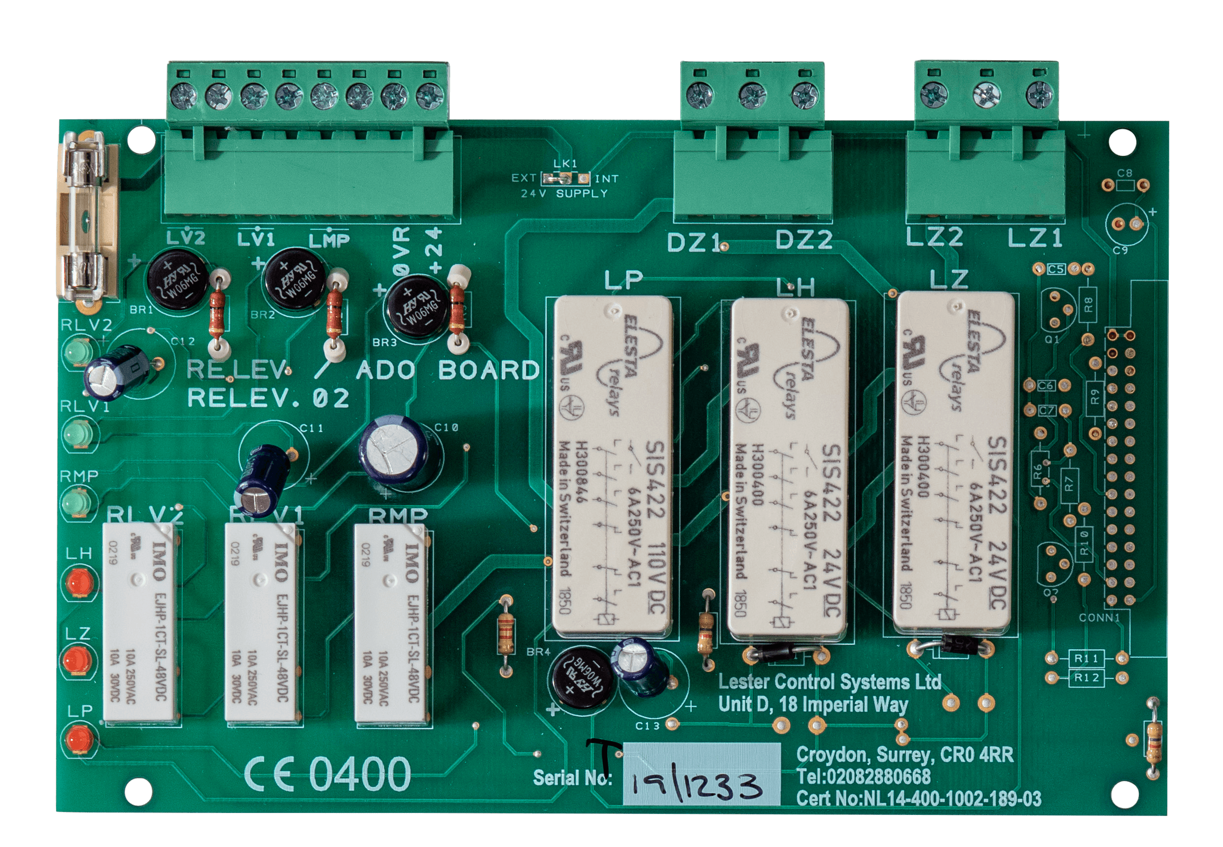 MP2G/ Almega II Relevel Board