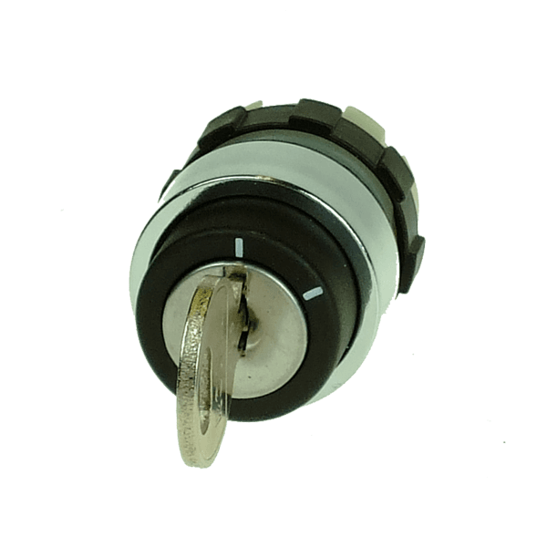 2-Position Spring Put Keyswitch - removable in one pos.