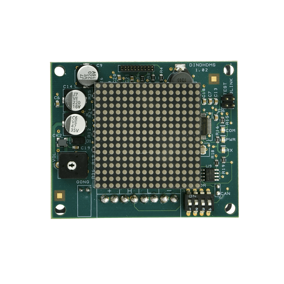 High Definition 1 Segment Dot Matrix Indicator c/w Rear Terminals