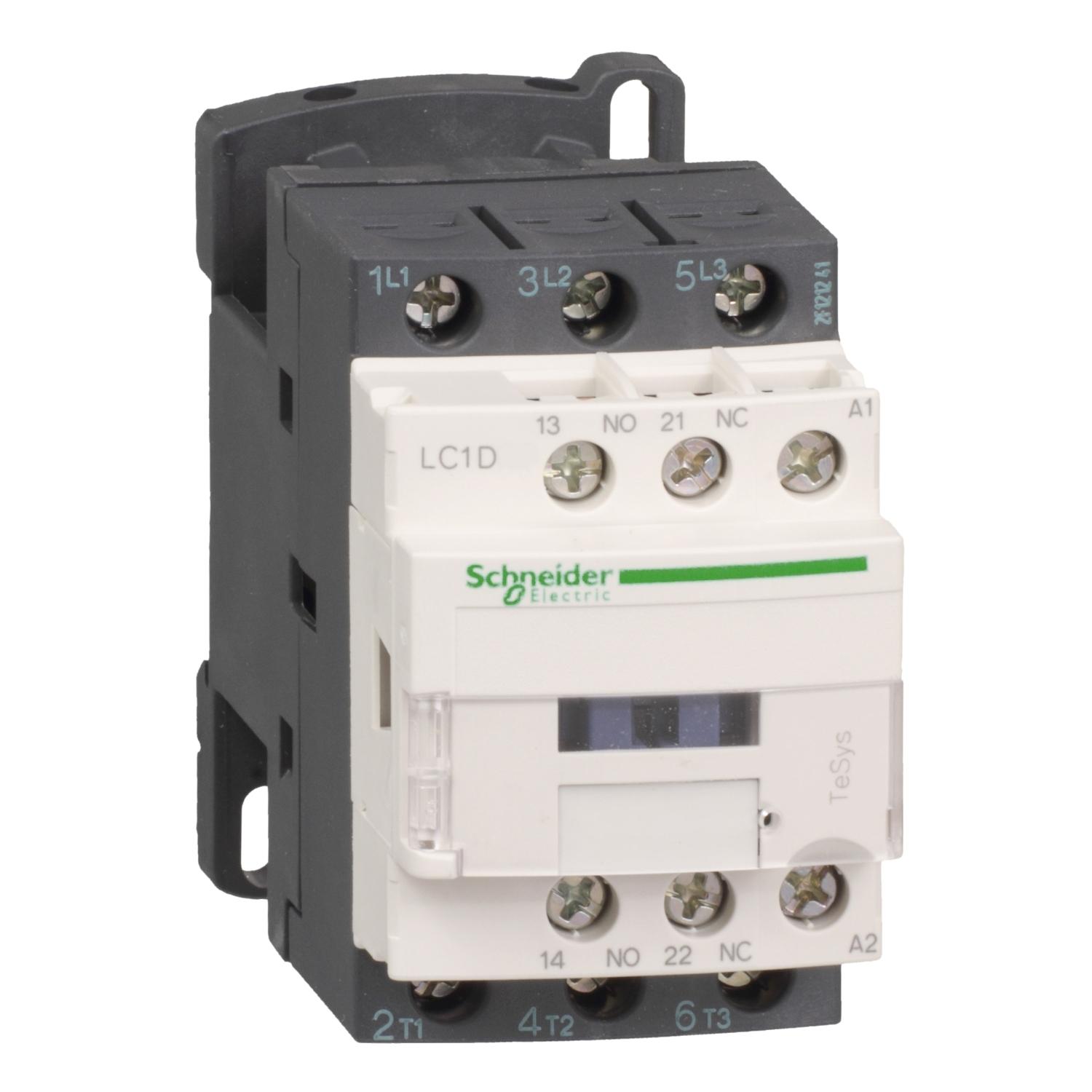 Schneider Electric 3 Pole Contactor, 18 A, 110 V ac Coil, TeSys D, 3NO, 7.5 kW