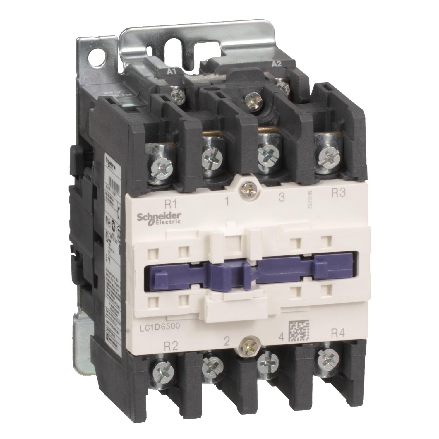 Schneider Electric 4 Pole Contactor, 80 A 110 V AC 50/60 Hz coil