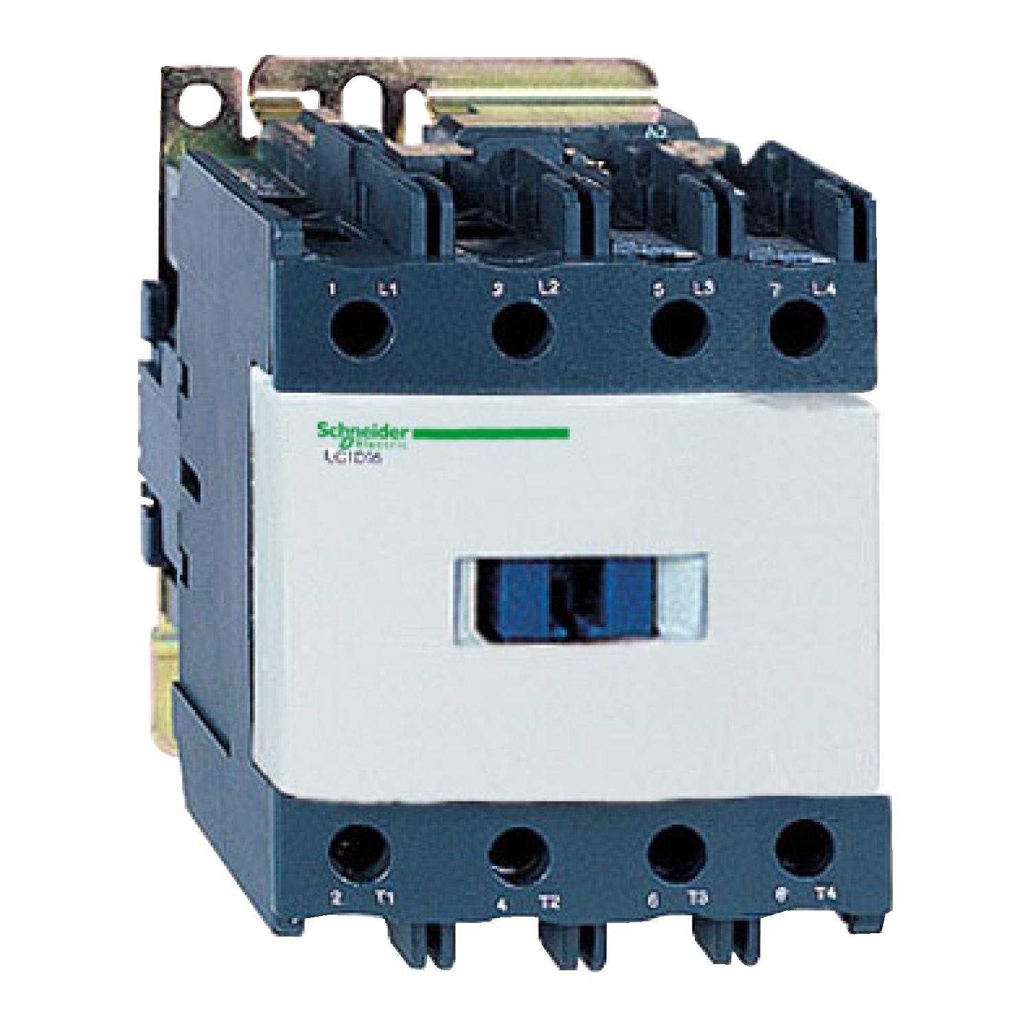 Schneider Electric 4 Pole Contactor, 125 A 110 V AC 50/60 Hz coil